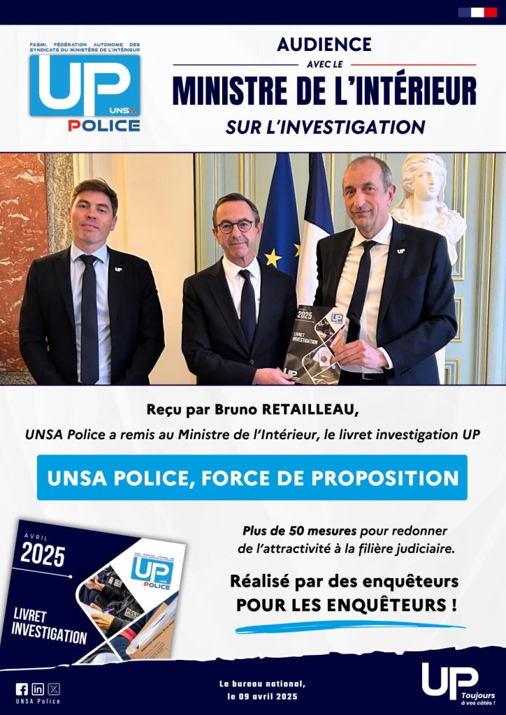 Réunion avec le MI sur l'investigation