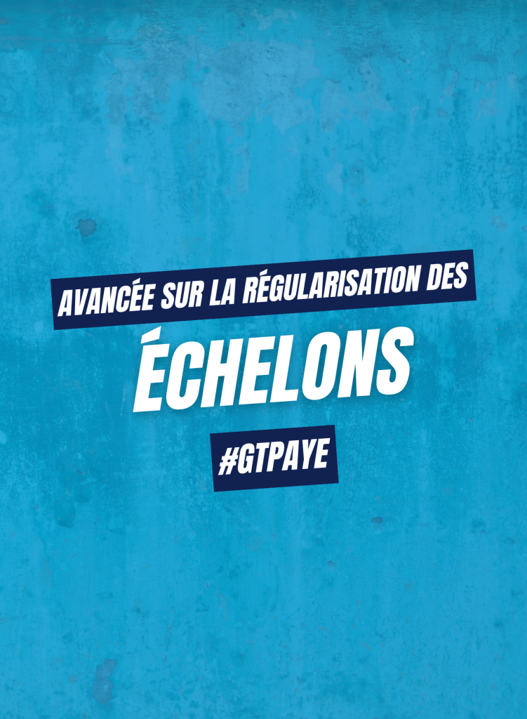 Régularisation des échelons